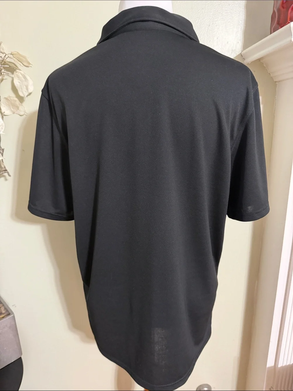 Nike Black Polo with White Swoosh